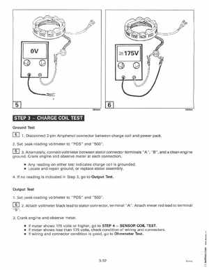 1997 Johnson Evinrude "EU" 125C, 130, 200, 225, 250 90 LV Service Manual, P/N 507269, Page 151