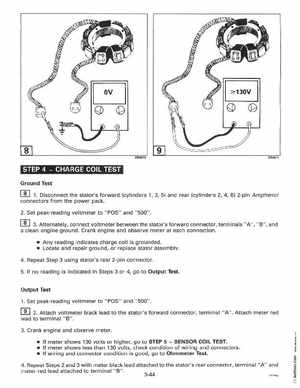 1997 Johnson Evinrude "EU" 125C, 130, 200, 225, 250 90 LV Service Manual, P/N 507269, Page 163