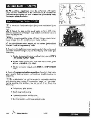 1997 Johnson Evinrude "EU" 125C, 130, 200, 225, 250 90 LV Service Manual, P/N 507269, Page 182