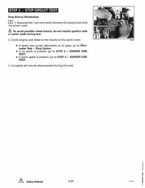 1997 Johnson Evinrude "EU" 125C, 130, 200, 225, 250 90 LV Service Manual, P/N 507269, Page 183