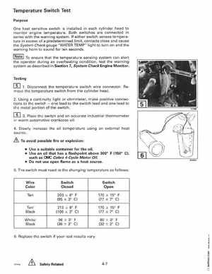1997 Johnson Evinrude "EU" 125C, 130, 200, 225, 250 90 LV Service Manual, P/N 507269, Page 197