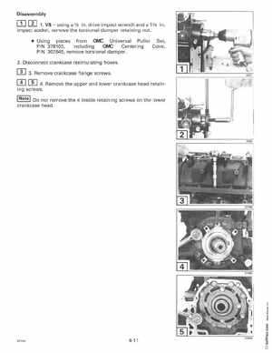 1997 Johnson Evinrude "EU" 125C, 130, 200, 225, 250 90 LV Service Manual, P/N 507269, Page 201