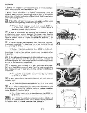 1997 Johnson Evinrude "EU" 125C, 130, 200, 225, 250 90 LV Service Manual, P/N 507269, Page 206
