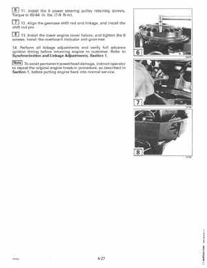 1997 Johnson Evinrude "EU" 125C, 130, 200, 225, 250 90 LV Service Manual, P/N 507269, Page 217