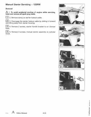 1997 Johnson Evinrude "EU" 125C, 130, 200, 225, 250 90 LV Service Manual, P/N 507269, Page 223