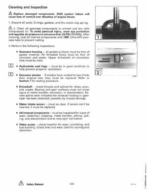 1997 Johnson Evinrude "EU" 125C, 130, 200, 225, 250 90 LV Service Manual, P/N 507269, Page 280