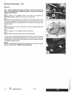 1997 Johnson Evinrude "EU" 125C, 130, 200, 225, 250 90 LV Service Manual, P/N 507269, Page 283
