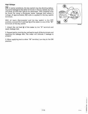 1997 Johnson Evinrude "EU" 125C, 130, 200, 225, 250 90 LV Service Manual, P/N 507269, Page 348