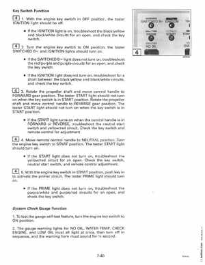 1997 Johnson Evinrude "EU" 125C, 130, 200, 225, 250 90 LV Service Manual, P/N 507269, Page 378