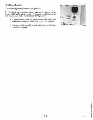 1997 Johnson Evinrude "EU" 125C, 130, 200, 225, 250 90 LV Service Manual, P/N 507269, Page 380