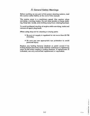 1997 Johnson Evinrude "EU" 125C, 130, 200, 225, 250 90 LV Service Manual, P/N 507269, Page 382
