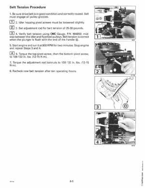 1997 Johnson Evinrude "EU" 125C, 130, 200, 225, 250 90 LV Service Manual, P/N 507269, Page 385