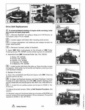 1997 Johnson Evinrude "EU" 125C, 130, 200, 225, 250 90 LV Service Manual, P/N 507269, Page 386
