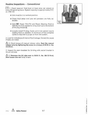 1997 Johnson Evinrude "EU" 125C, 130, 200, 225, 250 90 LV Service Manual, P/N 507269, Page 393