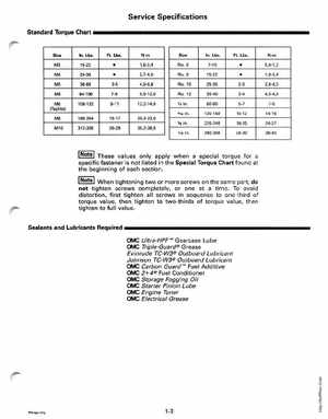 1997 Johnson/Evinrude EU 25, 35 HP 3-Cylinder outboards Service Manual, Page 9