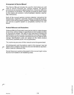 1997 Johnson/Evinrude EU 25, 35 HP 3-Cylinder outboards Service Manual, Page 11