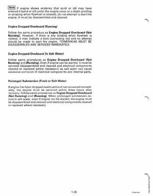 1997 Johnson/Evinrude EU 25, 35 HP 3-Cylinder outboards Service Manual, Page 36