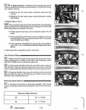 1997 Johnson/Evinrude EU 25, 35 HP 3-Cylinder outboards Service Manual, Page 40