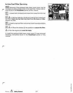 1997 Johnson/Evinrude EU 25, 35 HP 3-Cylinder outboards Service Manual, Page 58
