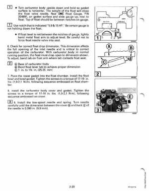 1997 Johnson/Evinrude EU 25, 35 HP 3-Cylinder outboards Service Manual, Page 71
