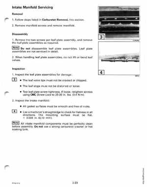 1997 Johnson/Evinrude EU 25, 35 HP 3-Cylinder outboards Service Manual, Page 74