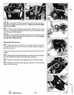 1997 Johnson/Evinrude EU 25, 35 HP 3-Cylinder outboards Service Manual, Page 77