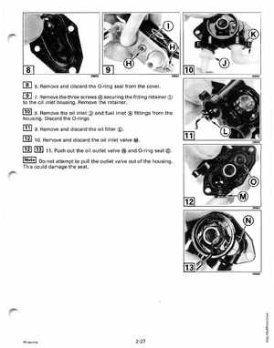 1997 Johnson/Evinrude EU 25, 35 HP 3-Cylinder outboards Service Manual, Page 78