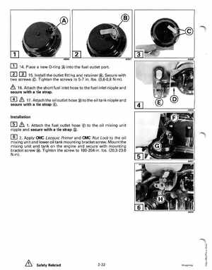 1997 Johnson/Evinrude EU 25, 35 HP 3-Cylinder outboards Service Manual, Page 83