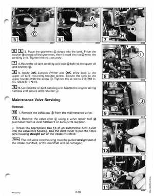 1997 Johnson/Evinrude EU 25, 35 HP 3-Cylinder outboards Service Manual, Page 86