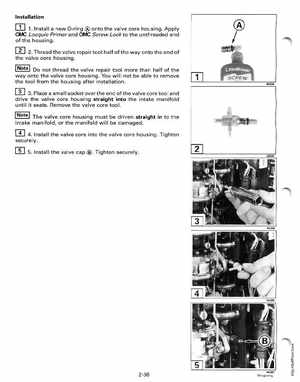 1997 Johnson/Evinrude EU 25, 35 HP 3-Cylinder outboards Service Manual, Page 87