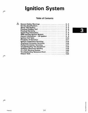 1997 Johnson/Evinrude EU 25, 35 HP 3-Cylinder outboards Service Manual, Page 90