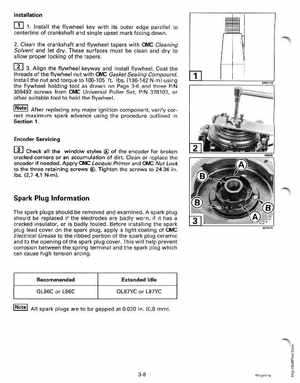 1997 Johnson/Evinrude EU 25, 35 HP 3-Cylinder outboards Service Manual, Page 97