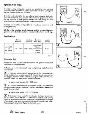 1997 Johnson/Evinrude EU 25, 35 HP 3-Cylinder outboards Service Manual, Page 99