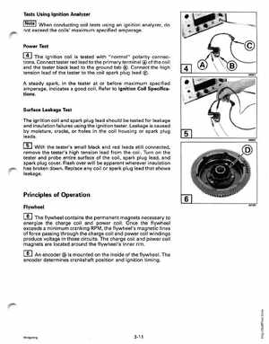 1997 Johnson/Evinrude EU 25, 35 HP 3-Cylinder outboards Service Manual, Page 100