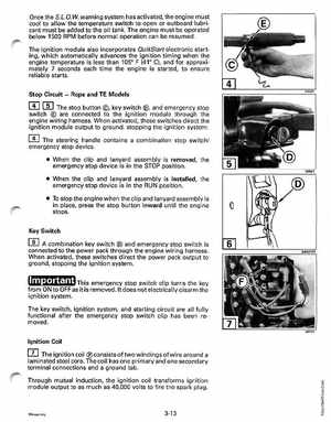 1997 Johnson/Evinrude EU 25, 35 HP 3-Cylinder outboards Service Manual, Page 102