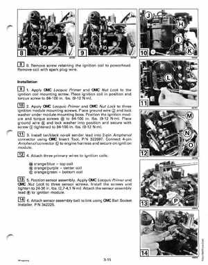 1997 Johnson/Evinrude EU 25, 35 HP 3-Cylinder outboards Service Manual, Page 104