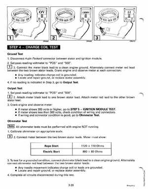 1997 Johnson/Evinrude EU 25, 35 HP 3-Cylinder outboards Service Manual, Page 117