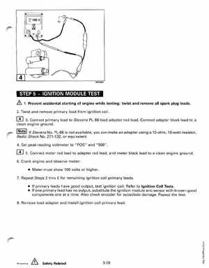 1997 Johnson/Evinrude EU 25, 35 HP 3-Cylinder outboards Service Manual, Page 118