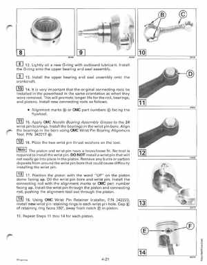 1997 Johnson/Evinrude EU 25, 35 HP 3-Cylinder outboards Service Manual, Page 140