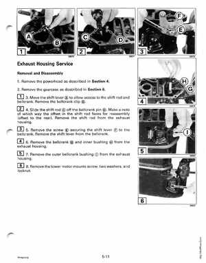 1997 Johnson/Evinrude EU 25, 35 HP 3-Cylinder outboards Service Manual, Page 177