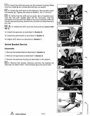 1997 Johnson/Evinrude EU 25, 35 HP 3-Cylinder outboards Service Manual, Page 180