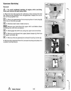 1997 Johnson/Evinrude EU 25, 35 HP 3-Cylinder outboards Service Manual, Page 195