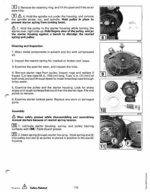 1997 Johnson/Evinrude EU 25, 35 HP 3-Cylinder outboards Service Manual, Page 215