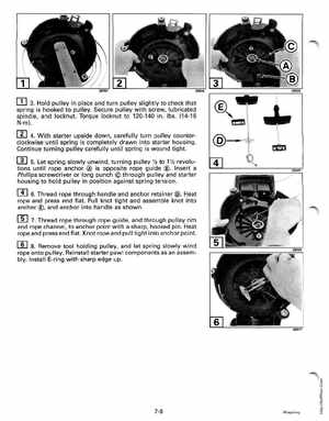1997 Johnson/Evinrude EU 25, 35 HP 3-Cylinder outboards Service Manual, Page 216