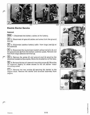 1997 Johnson/Evinrude EU 25, 35 HP 3-Cylinder outboards Service Manual, Page 230