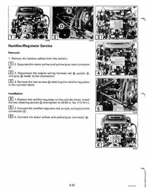 1997 Johnson/Evinrude EU 25, 35 HP 3-Cylinder outboards Service Manual, Page 247
