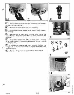 1997 Johnson/Evinrude EU 25, 35 HP 3-Cylinder outboards Service Manual, Page 282