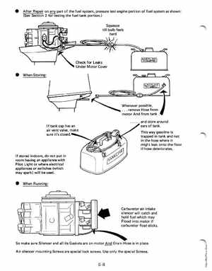 1997 Johnson/Evinrude EU 25, 35 HP 3-Cylinder outboards Service Manual, Page 300