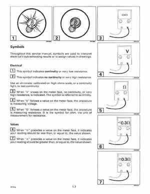 1997 Johnson Evinrude "EU" 40 thru 55 2-Cylinder Service Manual, P/N 507265, Page 13