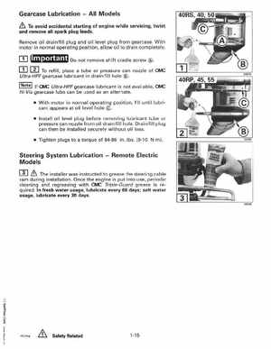 1997 Johnson Evinrude "EU" 40 thru 55 2-Cylinder Service Manual, P/N 507265, Page 21
